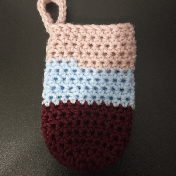 Handmade JFaith Designs Striped Water Bottle Bag - Picture 3 of 4